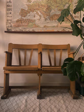 Coppia poltrone da cinema in legno