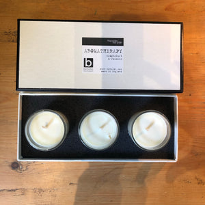 Tris scented candles
