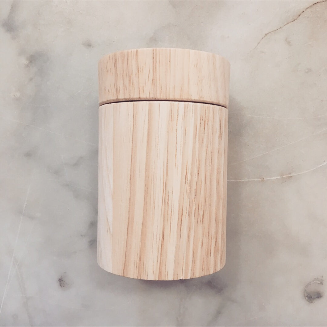 Wooden jar