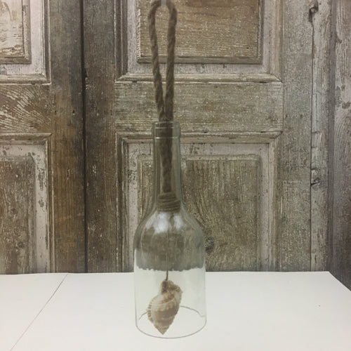 Sonaglio vetro con conchiglia