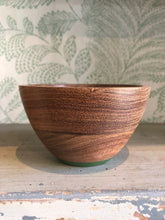 Pair of acacia wood bowls