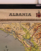 Cartina geografica vintage - Albania