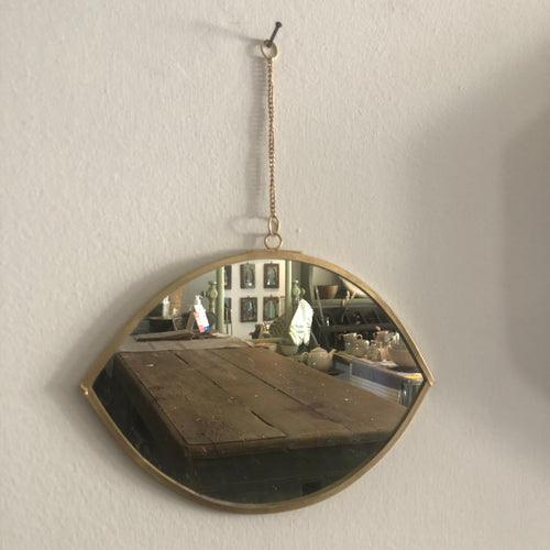 hanging mirror specchio specchietto occhio eye boho 