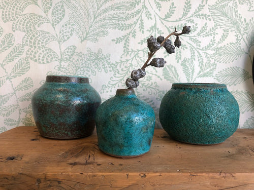 Tris vasi terracotta