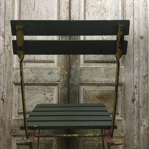 1930s folding bistro chair