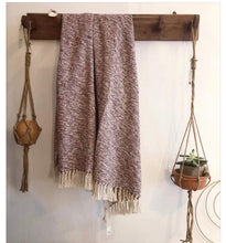 Vintage wooden towel holder